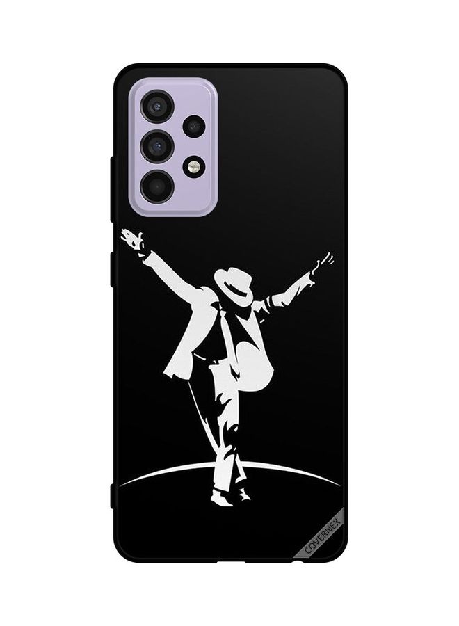 كوفرنيكس غطاء حماية لهاتف سامسونج جالاكسي A52s 5G بطبعة صورة أبيض وأسود - Image 1