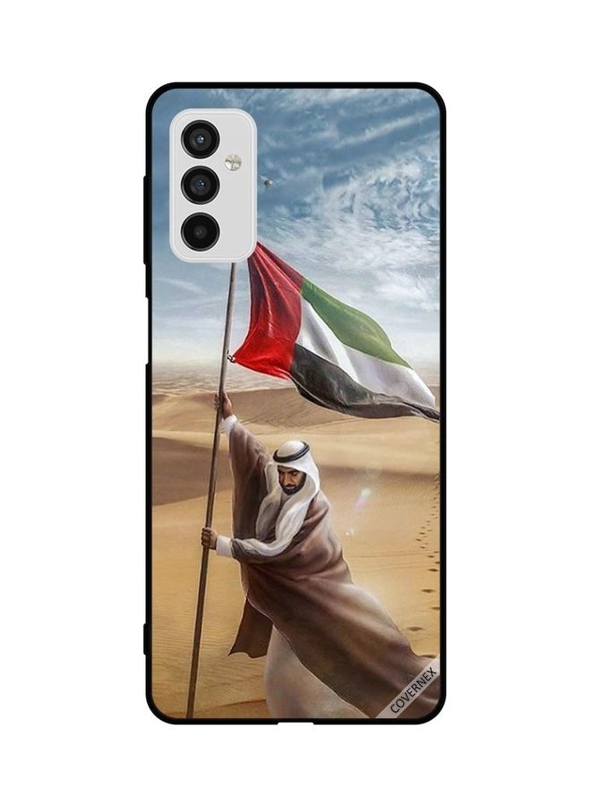 Covernex Protective Case Cover For Samsung Galaxy M52 5G Zayed Planted UAE Flag - Image 1