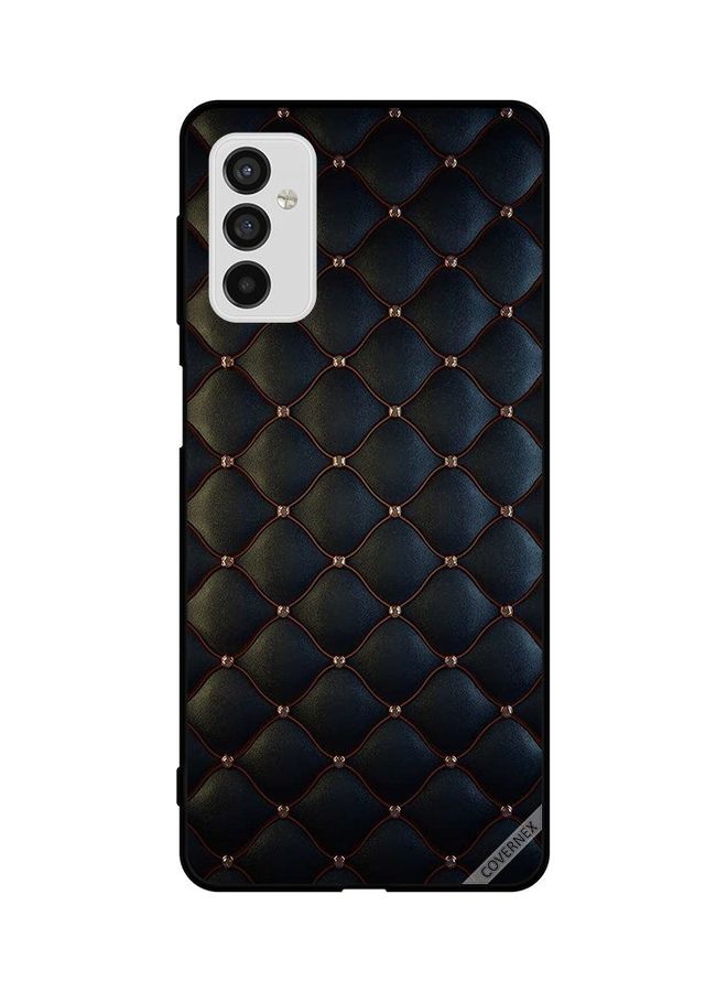 Covernex Protective Case Cover For Samsung Galaxy M52 5G Stappers On Black Cloth Pattern - Image 1