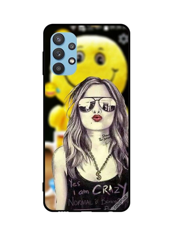 Covernex Samsung Galaxy M32 5G Protective Case Cover Printed Featuring Yes I Am Crazy Normal Is Boring DESIGN_0296 - Image 1
