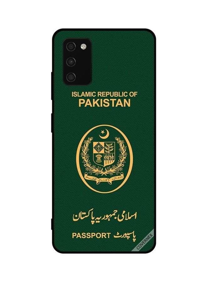 Covernex Samsung Galaxy A03s Protective Case Cover Printed Featuring 4G Pakistan Passport DESIGN_0210 - Image 1