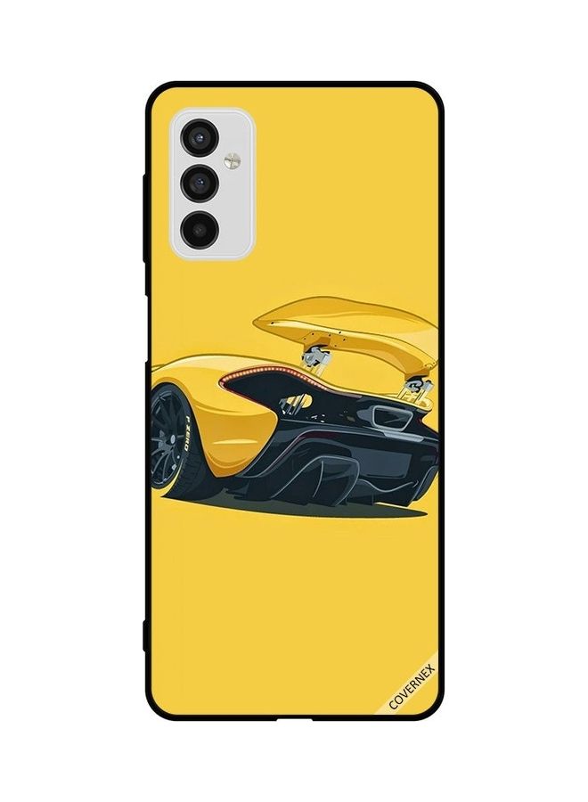 كوفرنيكس غطاء حماية واق لهاتف سامسونج جالاكسي طراز M52 5G أصفر/ أسود - Image 1