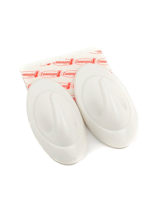 Command 2-Piece Quartz Hook White - Image 2