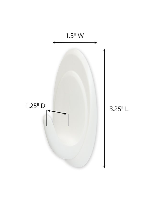 Command 2-Piece Quartz Hook White - Image 3