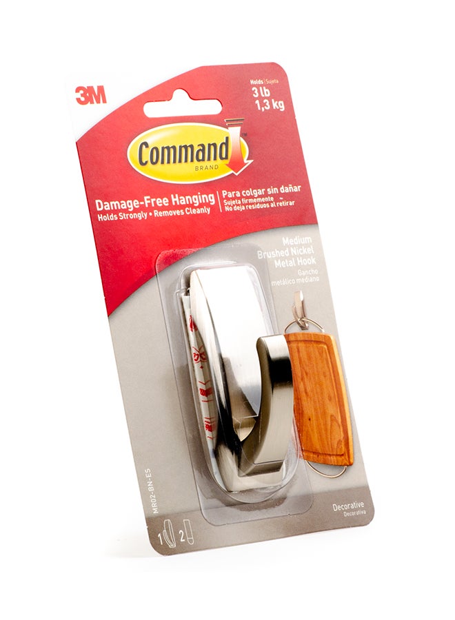 Command MR02-BN Modern Reflections Metal Hook White M  - Image 2