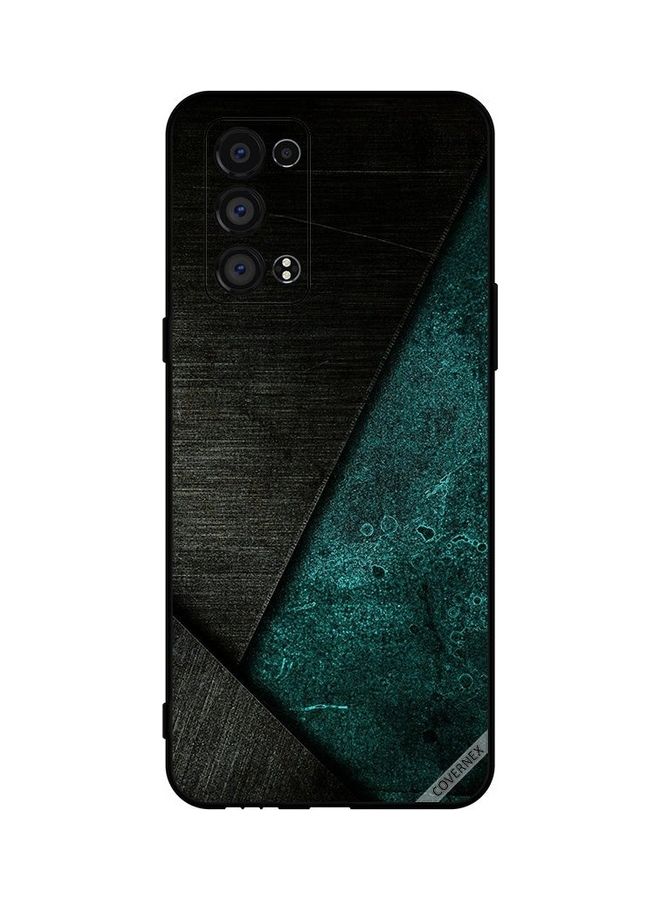Covernex Protective Case Cover For Oppo Reno6 Pro  5G Black/Green  - Image 1
