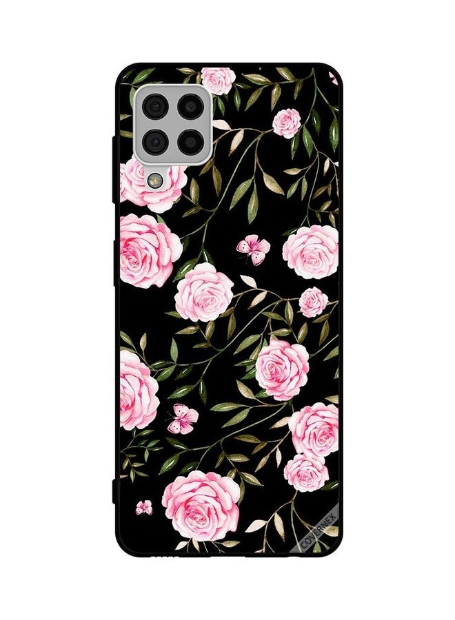 Covernex Protective Case Cover For Samsung Galaxy A22 4G Black/Pink - Image 1