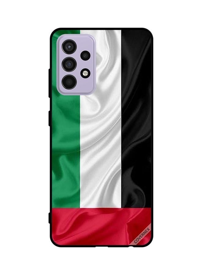 Covernex Samsung Galaxy A52s 5G Protective Case Cover Printed Featuring Protective Case Cover Printed Featuring s 5G Uae Flag Cloth DESIGN_0275 - Image 1