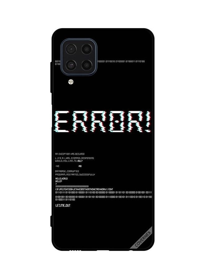 Covernex Protective Case Cover For Samsung Galaxy M22 4G Error Black/White - Image 1