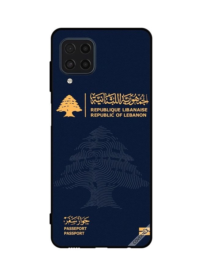 Covernex Samsung Galaxy M22 4G Protective Case Cover Printed Featuring Lebanon Passport DESIGN_0165 - Image 1