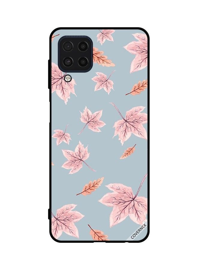 Protective Case Cover For Samsung Galaxy M32 4G Autumn Leaves Print Multicolour