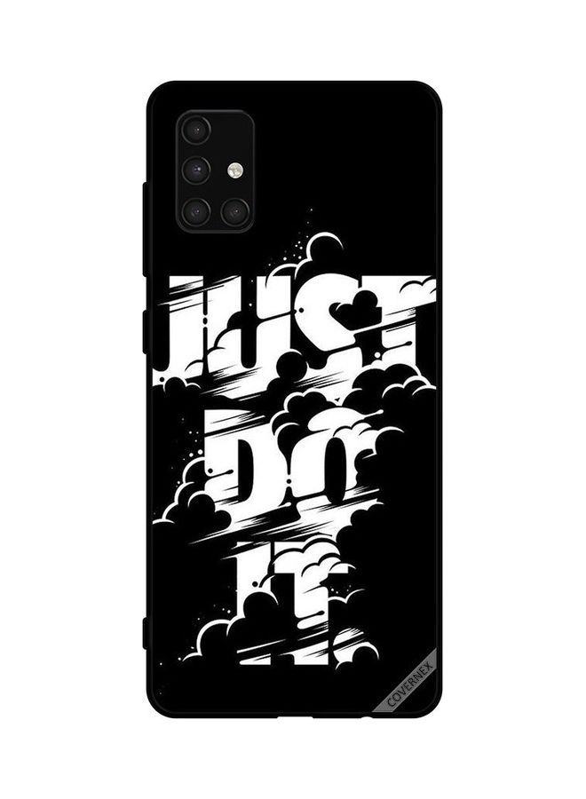 Covernex Protective Case Cover For Samsung Galaxy A71 4G Just Do It Black/White - Image 1