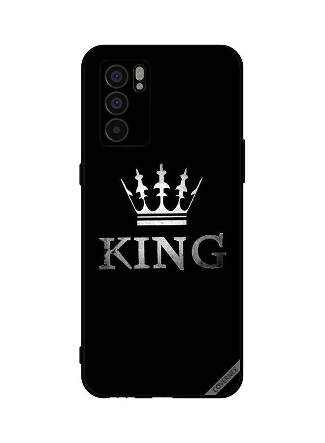 Covernex Protective Case Cover For Oppo Reno6 5G King Black/Silver  - Image 1