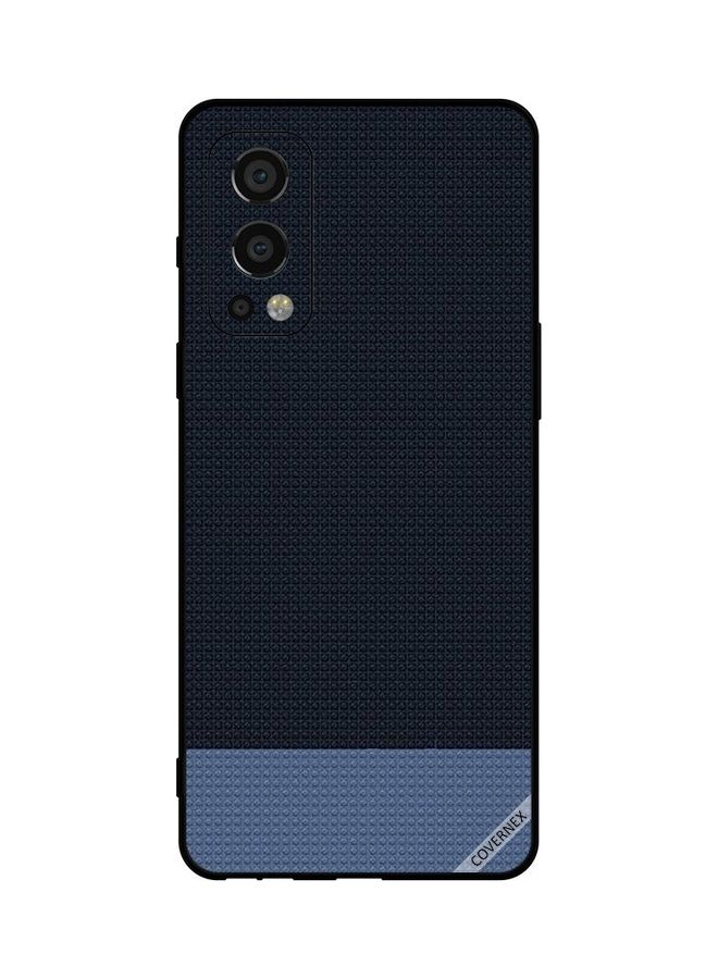 كوفرنيكس غطاء حماية واق بتصميم أشكال منقطة لهاتف ون بلس 2 5G أزرق - Image 1