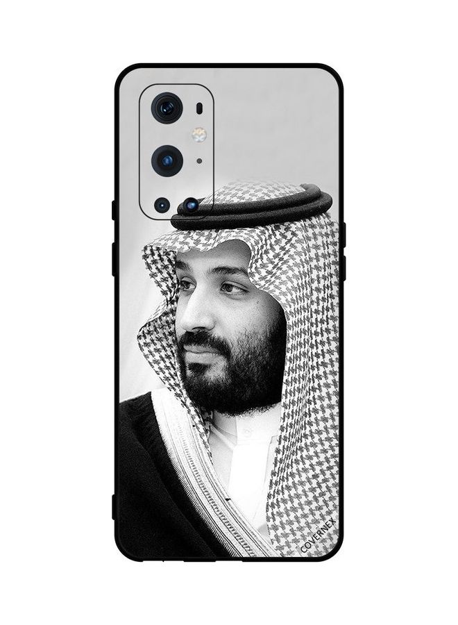 Covernex OnePlus 9 Pro Protective Case Cover Printed Featuring Mohammad Bin Salman B&w Picture DESIGN_0191 - Image 1