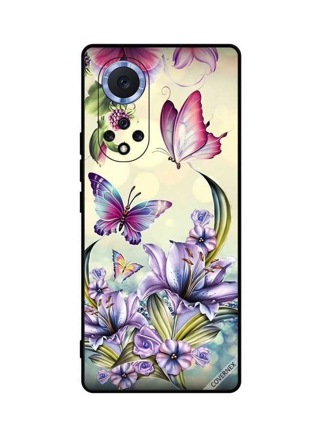 Covernex Protective Case Cover For Huawei Nova 9 Pro Flowers And Butterflies Multicolour - Image 1