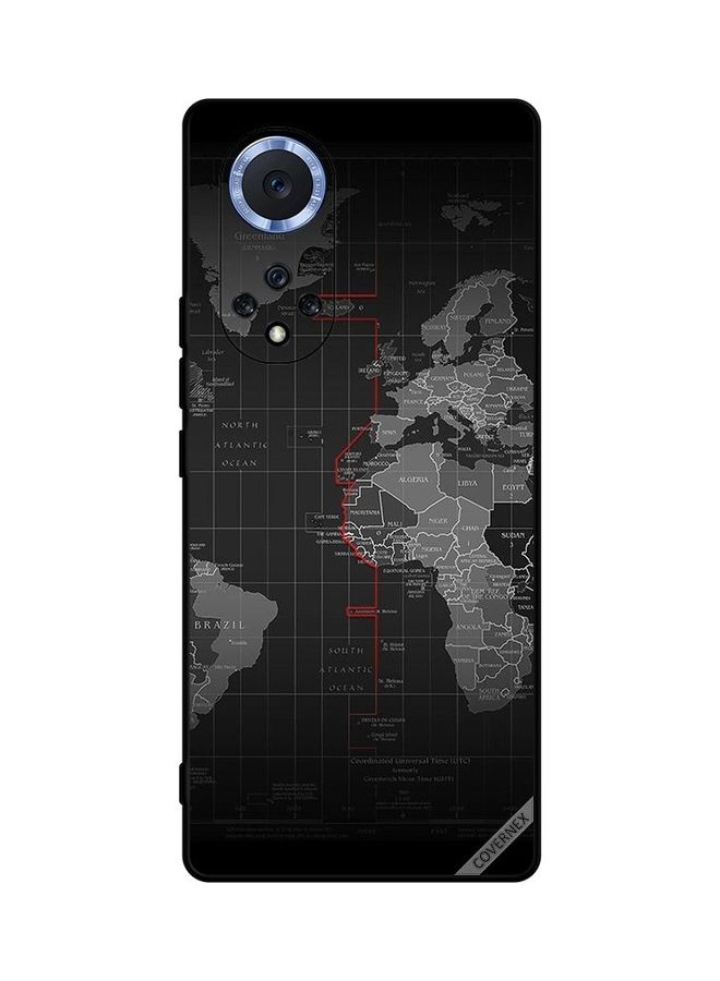 كوفرنيكس غطاء حماية واق بتصميم يعبر عن حدود المحيط لهاتف هواوي نوفا 9 برو رمادي - Image 1