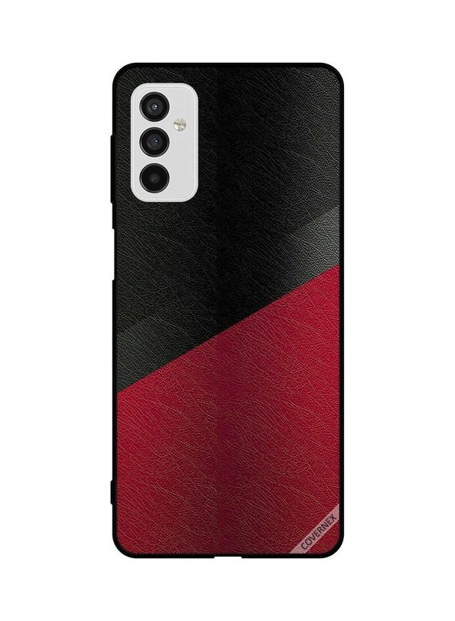 كوفرنيكس غطاء حماية واق لهاتف سامسونج جالاكسي طراز M52 5G أسود/ أحمر - Image 1
