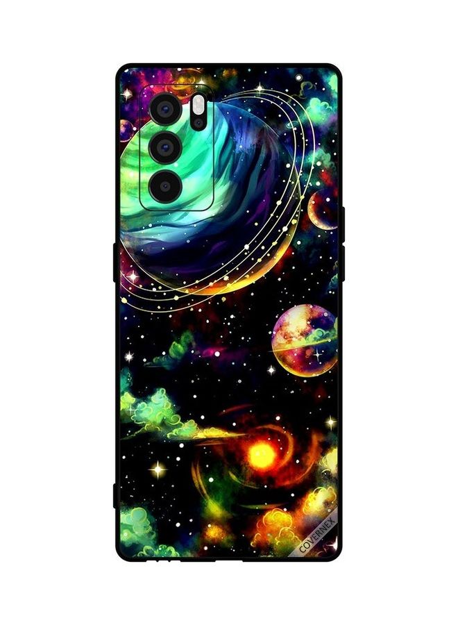Covernex Protective Case Cover For Oppo Reno6 Pro 5G Plants Saturn  - Image 1
