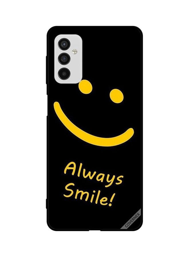Covernex Protective Case Cover For Samsung Galaxy M52 5G Always Smile Yellow - Image 1