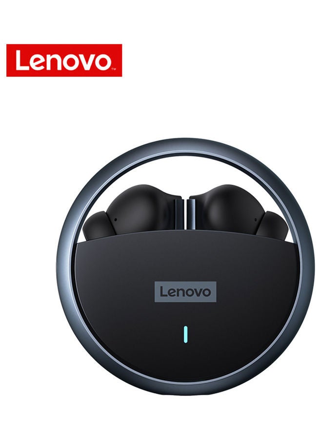 Lenovo LP60 Wireless BT Headphones In-ear Sports Earbuds Rotating Design HiFi Sound Quality Black - Image 1