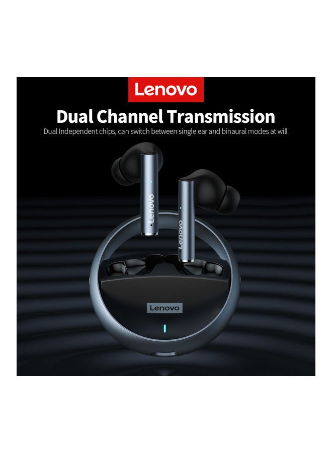 Lenovo LP60 Wireless BT Headphones In-ear Sports Earbuds Rotating Design HiFi Sound Quality Black - Image 4