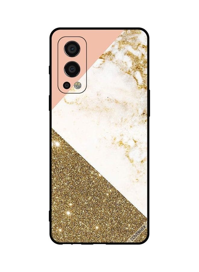 Covernex 10556 Golden Glitter and Marble Pattern - Image 1