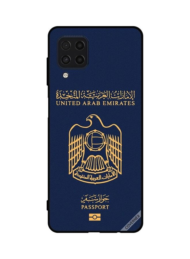 Covernex Samsung Galaxy F22 4G Protective Case Cover Printed Featuring Uae Passport 2 DESIGN_0276 - Image 1