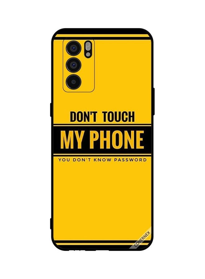Covernex Protective Case Cover For Oppo Reno6 5G Don't Touch My Phone Multicolour  - Image 1