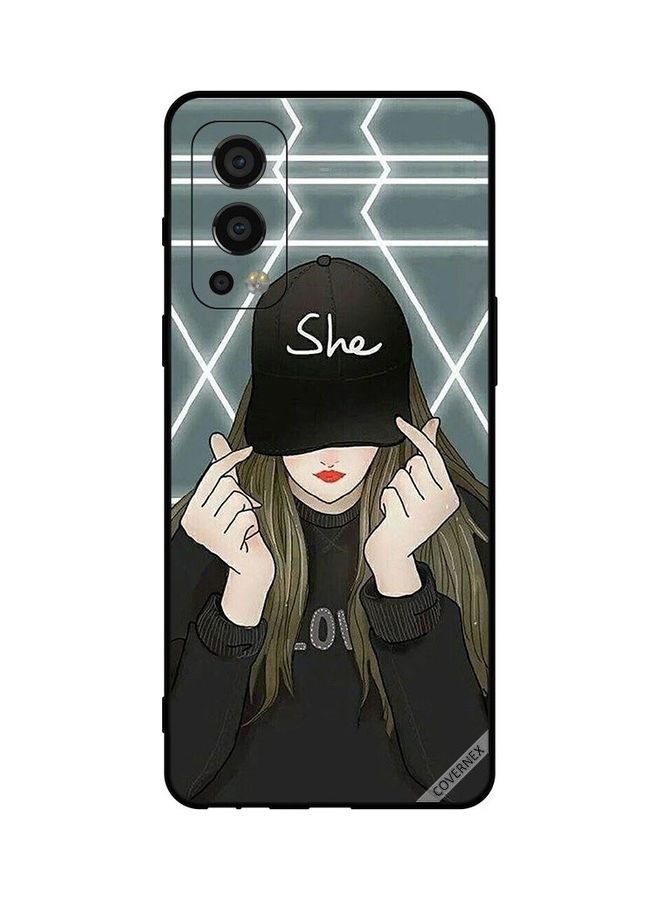 Covernex Protective Case Cover For OnePlus Nord 2 5G She On Cap Multicolour - Image 1
