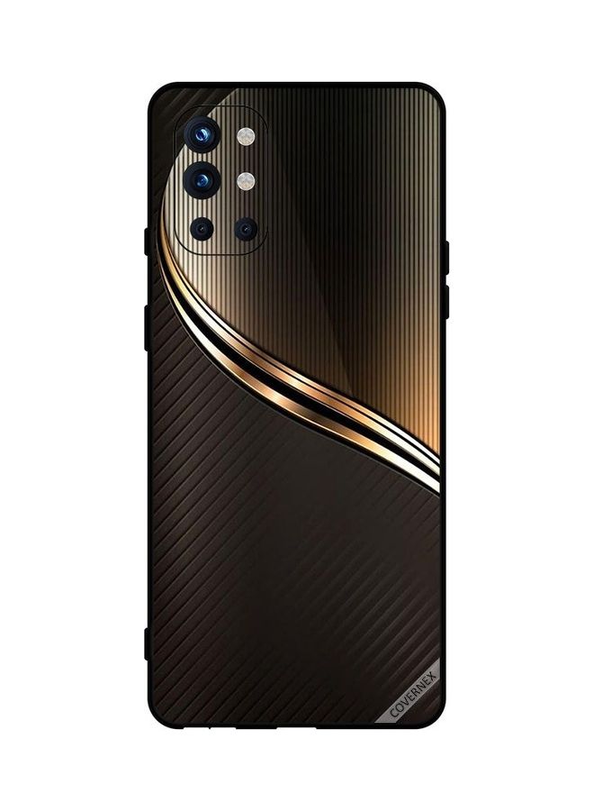 كوفرنيكس غطاء حماية لهاتف ون بلس 9R تصميم معدني بلونٍ ذهبي داكن - Image 1