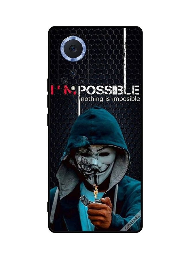 كوفرنيكس "غطاء حماية واق لهاتف هواوي نوفا 9 مطبوع بعبارة "I Am Possible" متعدد الألوان - Image 1