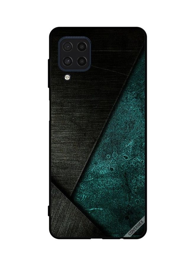 كوفرنيكس غطاء حماية واق لهاتف سامسونج جالاكسي طراز F22 4G أسود/أخضر - Image 1