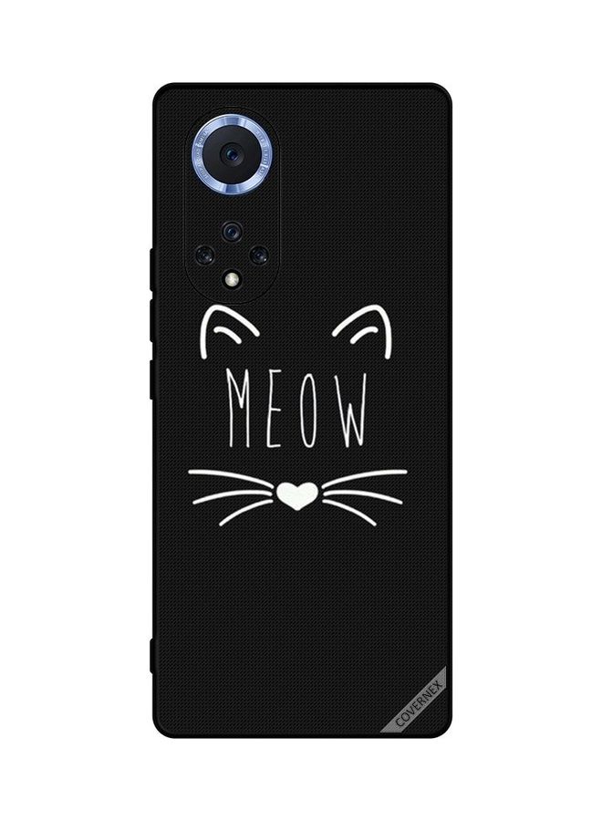 Covernex Huawei Nova 9 Pro Protective Case Cover Printed Featuring Meow DESIGN_0187 - Image 1