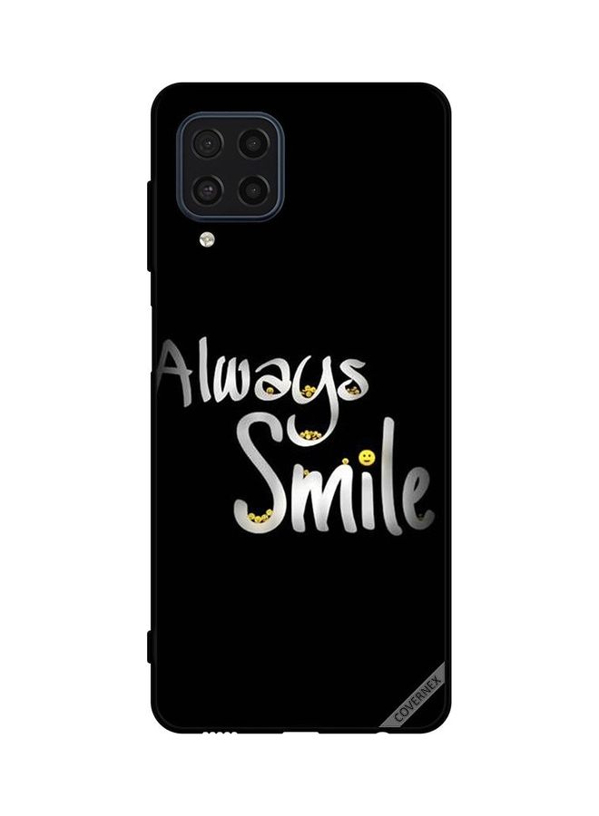 Covernex - Protective Case Cover For Samsung Galaxy M22 4G Black/White - Image 1