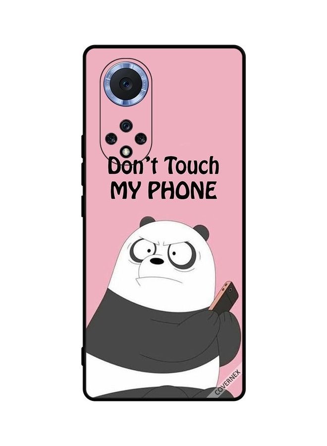 كوفرنيكس غطاء حماية واق لهاتف هواوي طراز نوفا 9 برو باندا وعبارة "Don't Touch My Phone" - Image 1