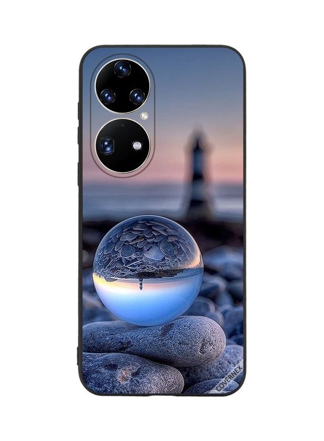 Covernex Huawei P50 Pro Protective Case Cover Printed Featuring Awesome Photgraphy Of Nature In Round Glass DESIGN_0014 - Image 1