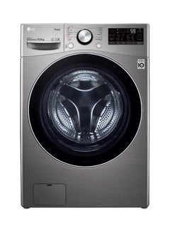 إل جي غسالة تحميل أمامي 8 كجم مع نشافة WS1508XMT فضي  - Image 1