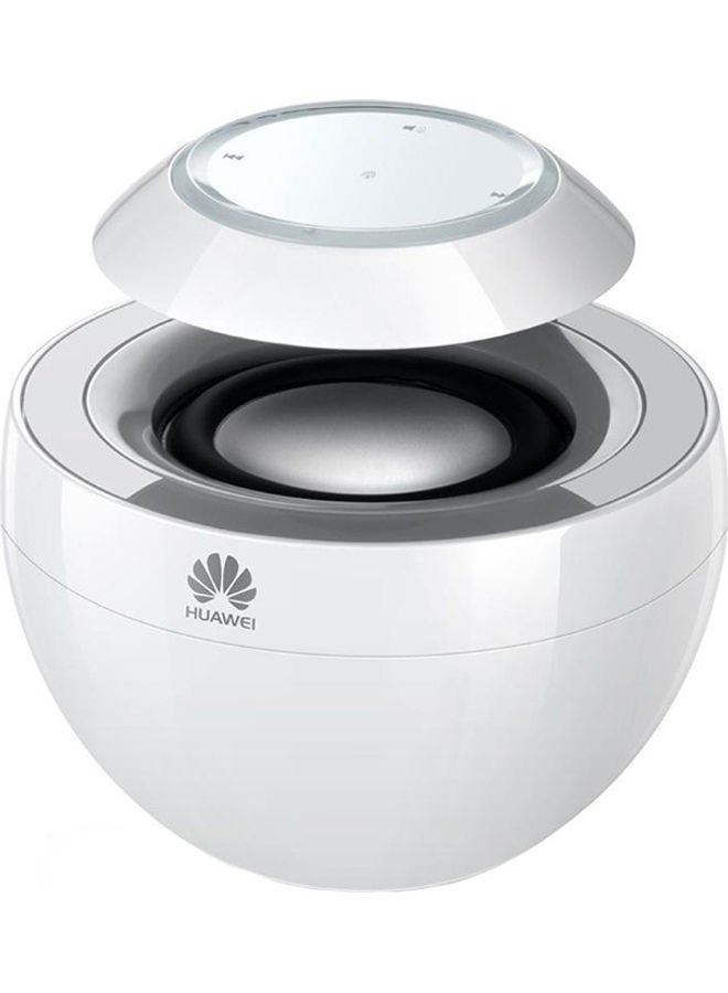 هواوي - Swan Shaped Mini Wireless Bluetooth Speaker White - Image 1