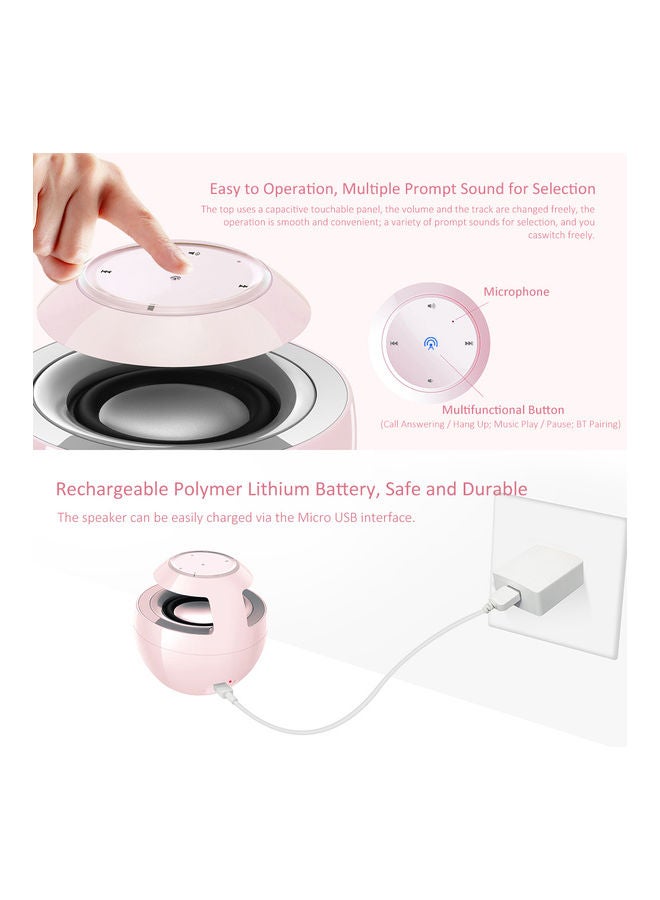 هواوي - Swan Shaped Mini Wireless Bluetooth Speaker White - Image 1