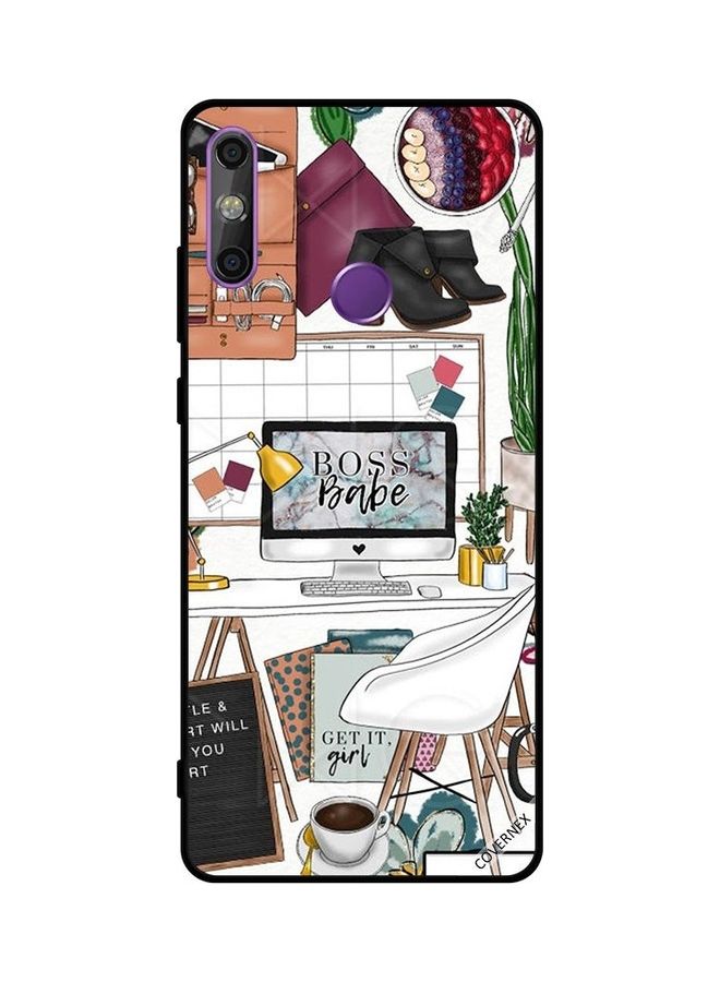 Covernex Huawei Enjoy 20E Protective Case Cover Printed Featuring Boss Babe DESIGN_0049 - Image 1