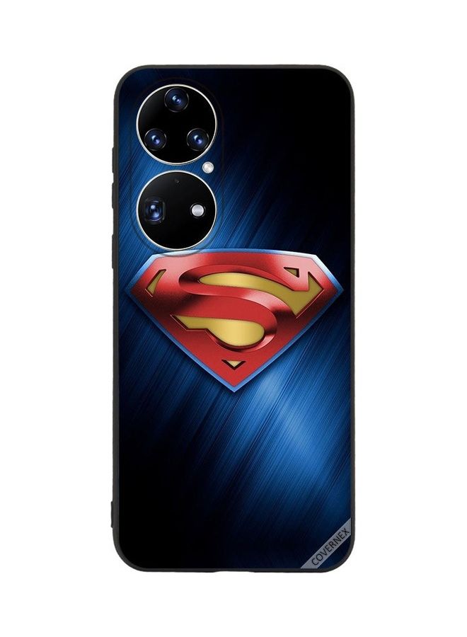 Covernex Huawei P50 Protective Case Cover Printed Featuring Super Logo DESIGN_0267 - Image 1
