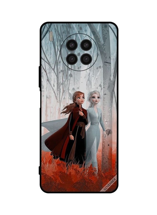كوفرنيكس غطاء حماية واق لهاتف هواوي طراز نوفا 8i نمط برسمة الأختين من فيلم "Frozen" - Image 1
