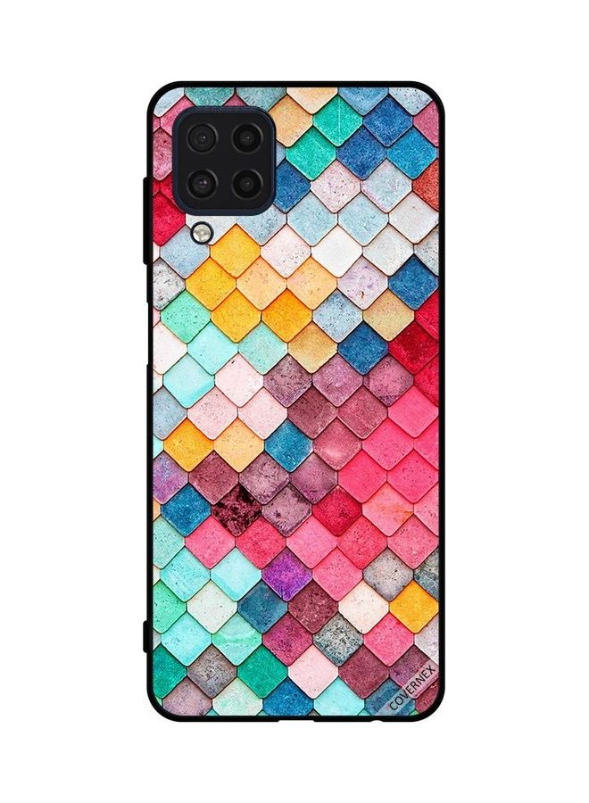 Covernex Protective Case Cover For Samsung Galaxy M32 4G Diamond Square Shape Pattern - Image 1