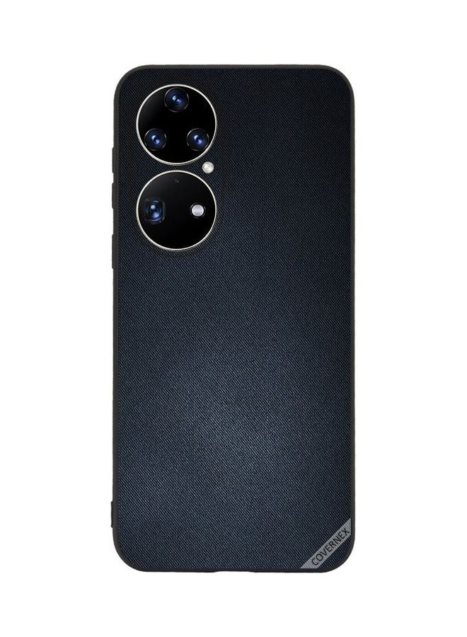 Covernex Protective Case Cover For Huawei P50 Pro Black Jeans Pattern - Image 1