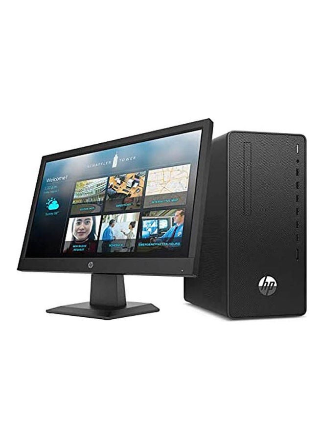 HP PC-290G4-I5-4GB-1TB-DOS-MonitorP21B-1C6W9EA Black - Image 1