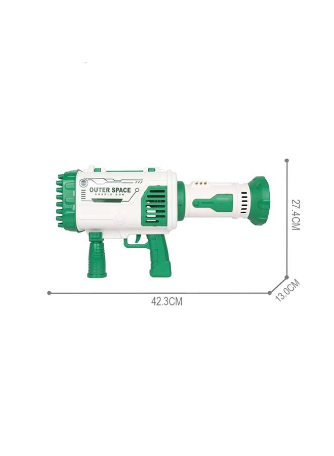WANNA BUBBLES Mega Bubble Blaster Gun 60 Nozzles Rechargeable - Assorted 2x 50ml - Image 4