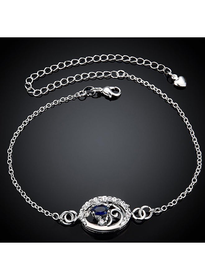 سكمي أساور كاحل جميلة مرصعة بالألماس للنساء Spa006B - Image 2