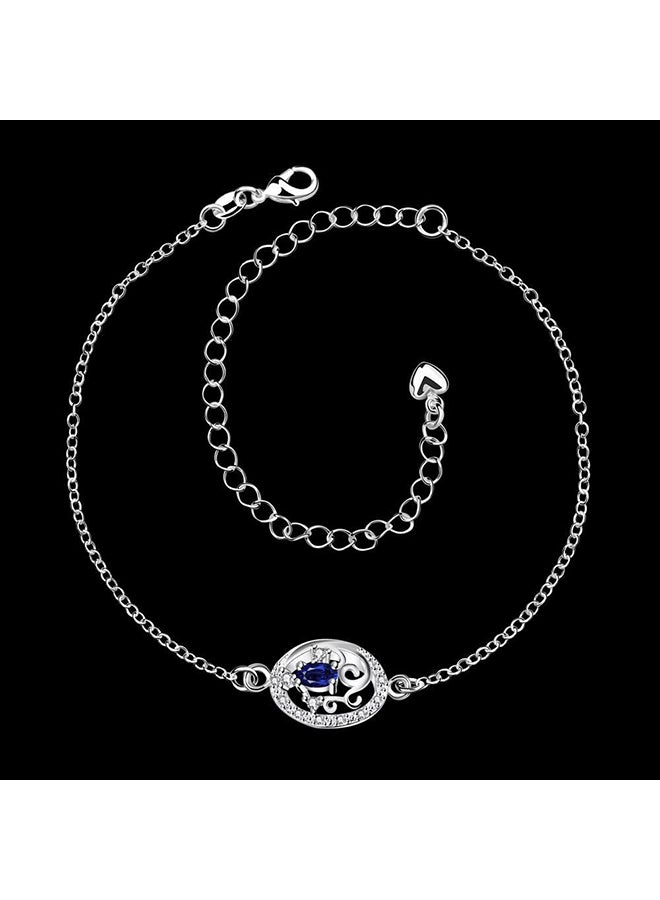 سكمي أساور كاحل جميلة مرصعة بالألماس للنساء Spa006B - Image 3