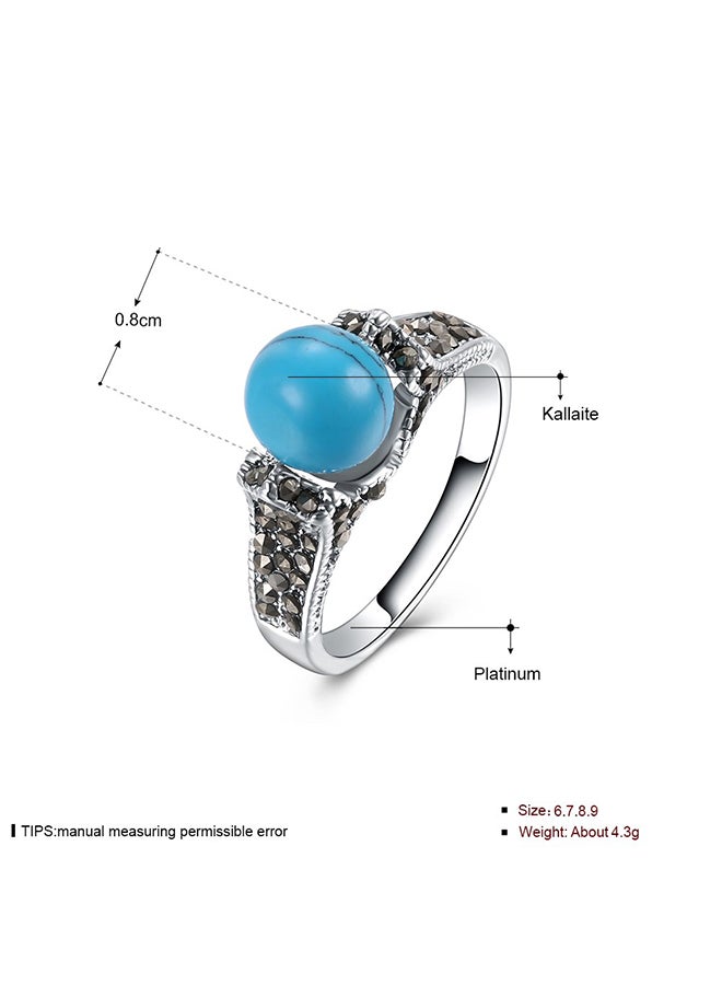 SKMEI - Fashionable Latest Shinny Simple Ring Gemr026C6 - Image 1